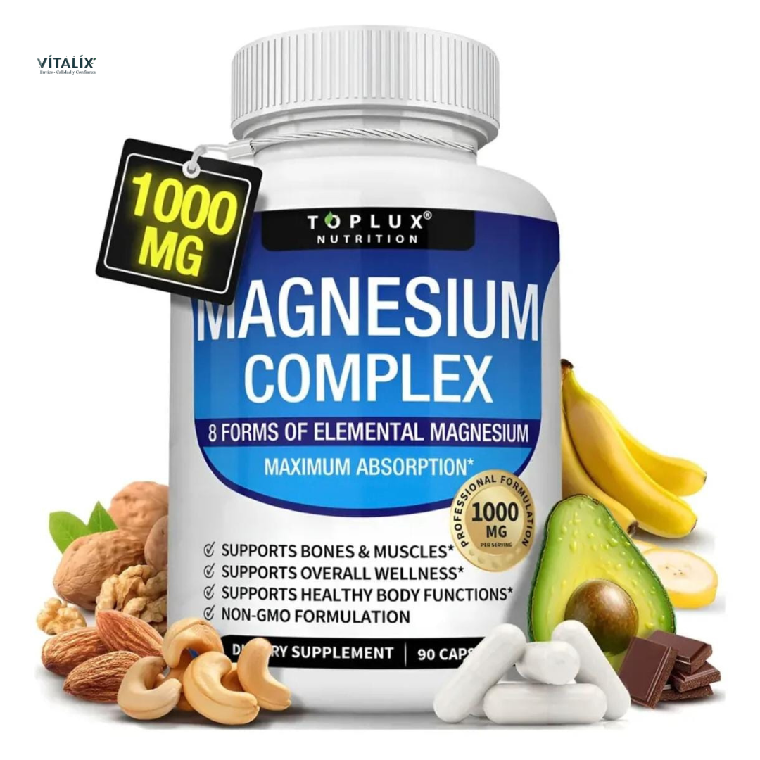 Suplemento Magnesio Complex Toplux 90 cp