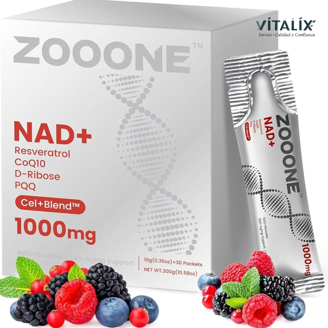 Suplemento NAD+ Resveratrol Zoone
